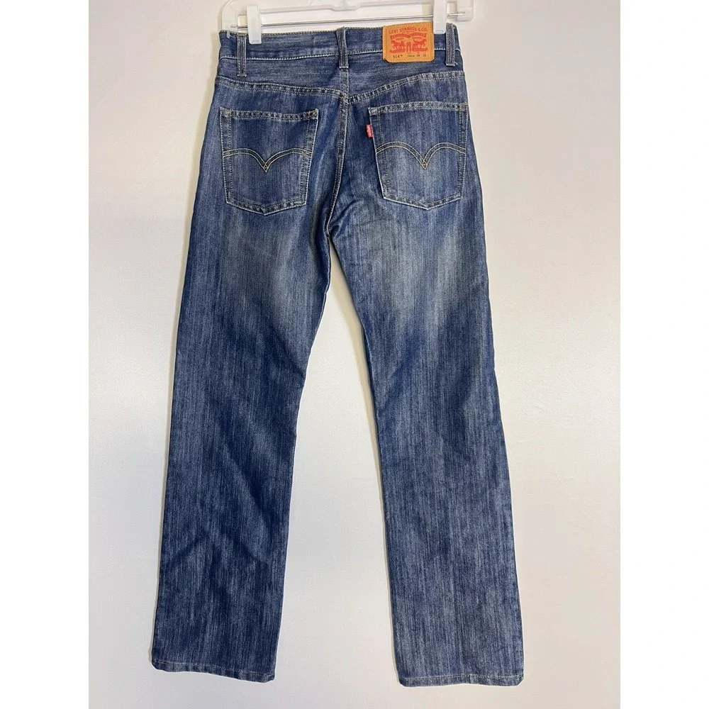 Levi's Performance 514 Straight Jeans Sz 16 Slim Fit Blue YOUTH‎ Boys